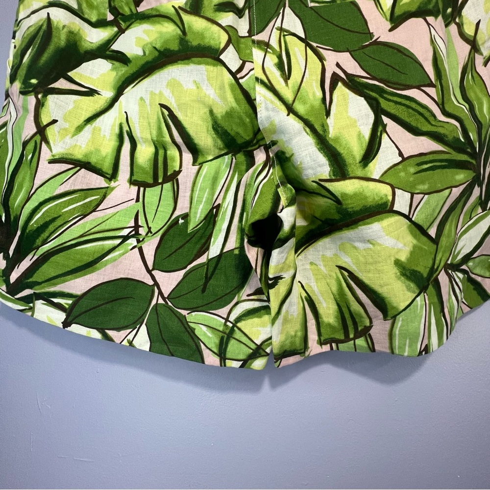 NWT Tommy Bahama Leaves of Green - Tickled Pink Linen Shorts - Size 8 - Picture 5 of 11